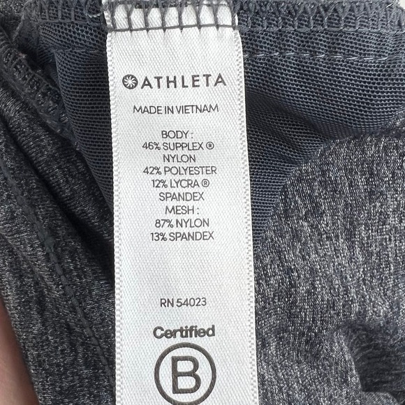 Athleta Metro Downtown Ankle Pant Heathered Grey Athletic Athleisure Size Small - Picture 10 of 10